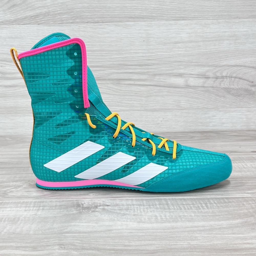 New Adidas Box Hog 4 Size Mens Size 12 Boxing Shoes  Pure Tale Style JR5382